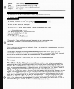 Screenshot of the November 20, 2015, email from Plouffe to Emanuel (Source: BGA)