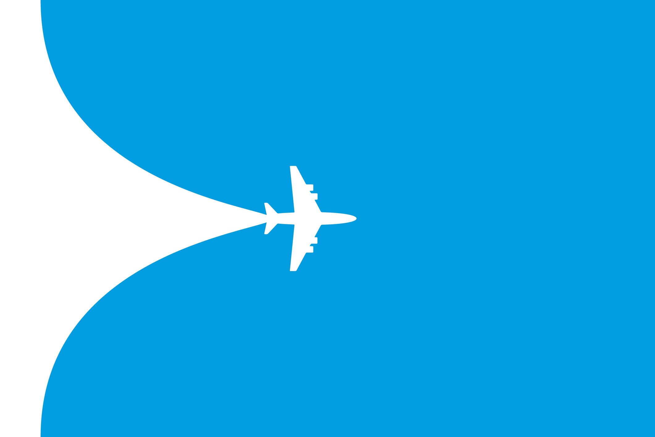 Самолет рисунок синий фон
